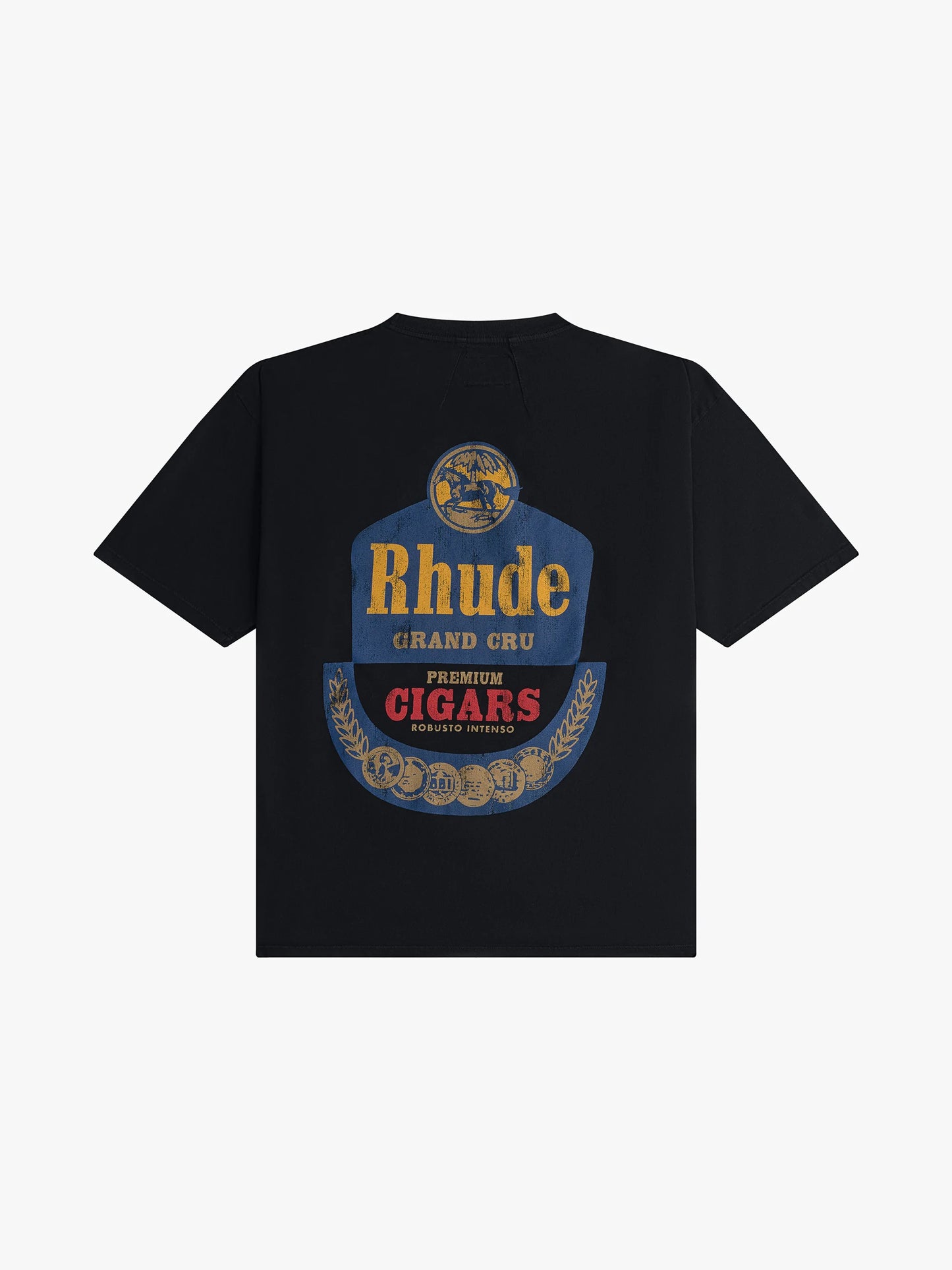 RHUDE Grand Cru T-Shirt in Black Large