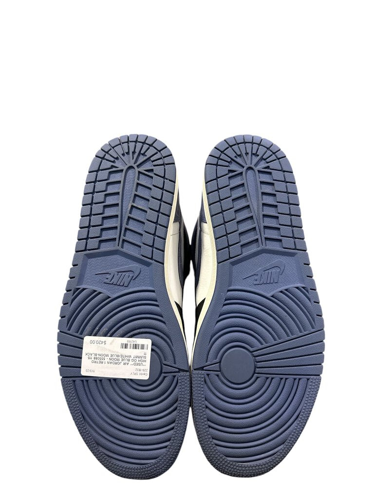 **USED** AIR JORDAN 1 RETRO HIGH OG BLUE MOON