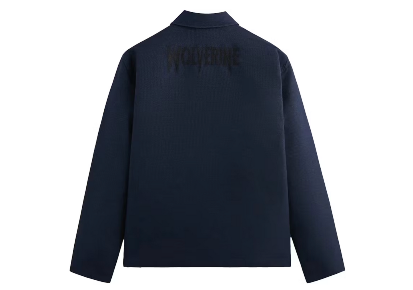 KITH x Marvel x Wolverine Tapestry Coaches Jacket in Navy Large