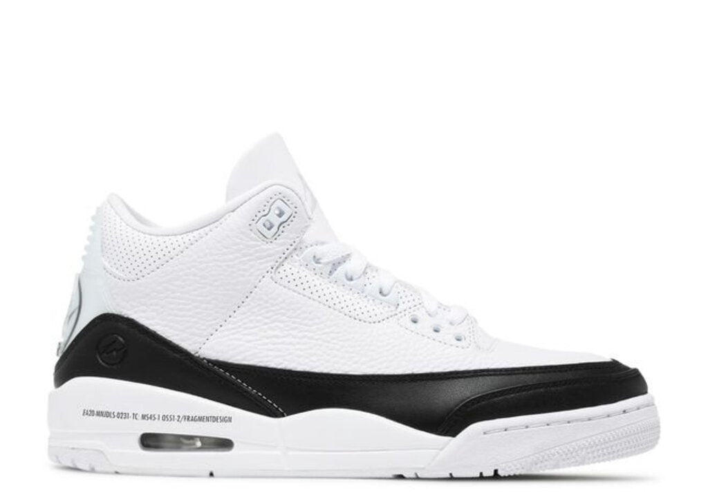 FRAGMENT DESIGN X AIR JORDAN 3 RETRO SP 'WHITE'