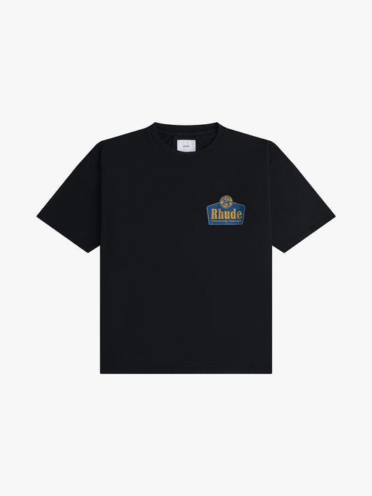 RHUDE Grand Cru T-Shirt in Black Large