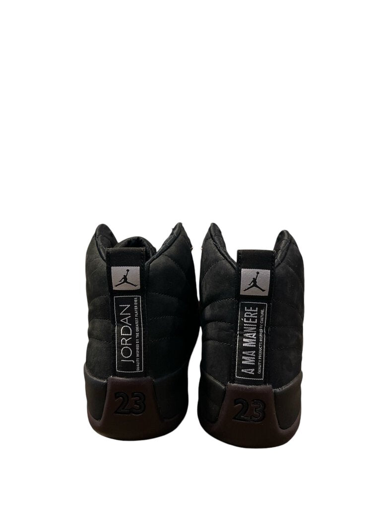 **USED**A MA MANIERE X W AIR JORDAN 12 RETRO SP BLACK