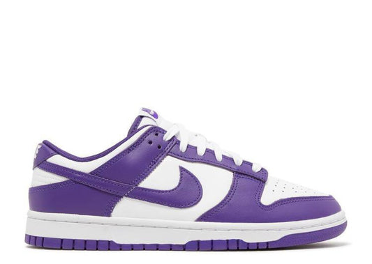 NIKE DUNK LOW RETRO CHAMPIONSHIP PURPLE, Best Exclusive Sneakers Shoes Store in Houston
