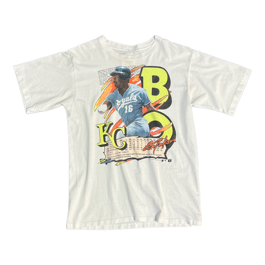 Vintage 1990 Bo Jackson K.C. Royals T-Shirt (L)