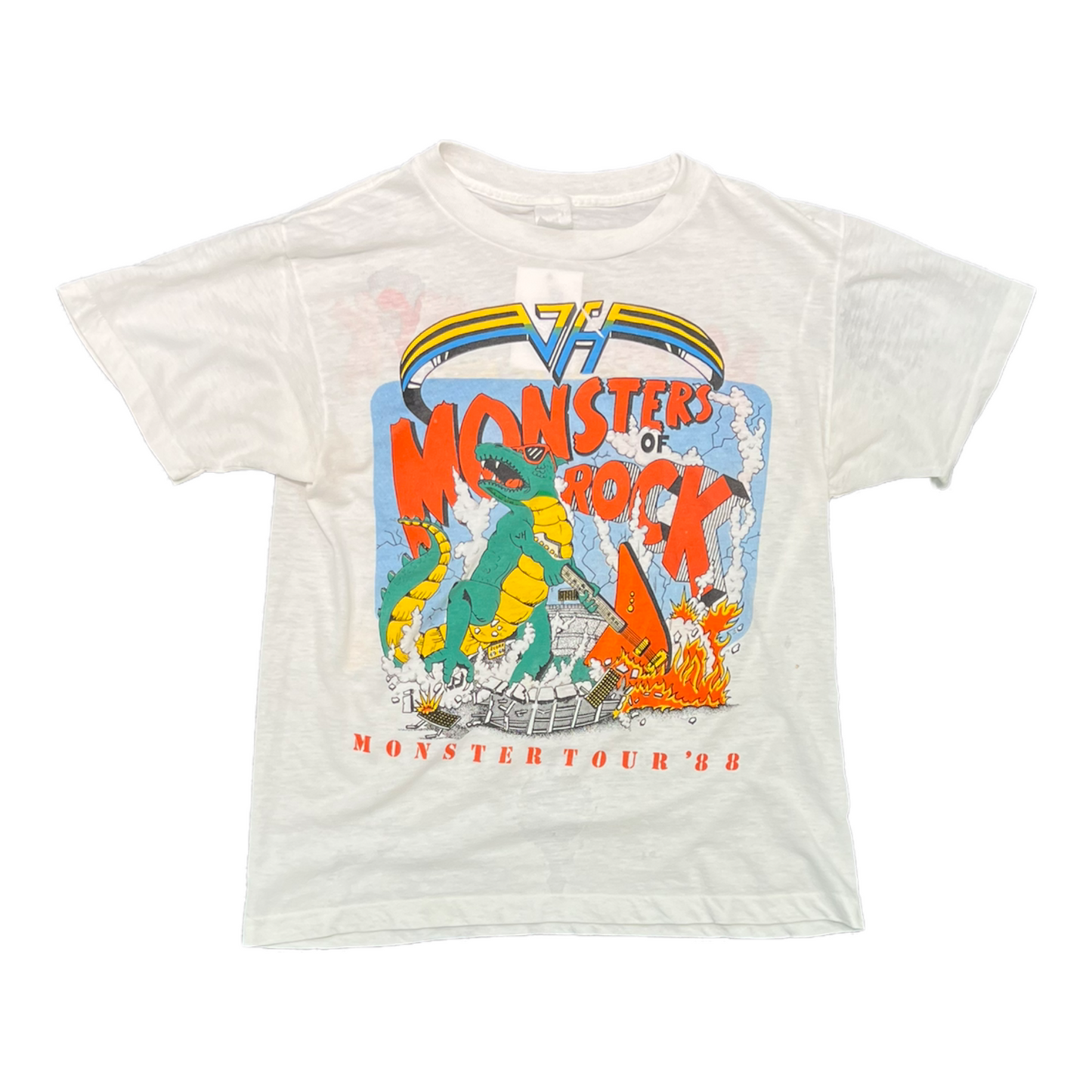 Vintage 1988 Van Halen Monsters of Rock T-Shirt (M)
